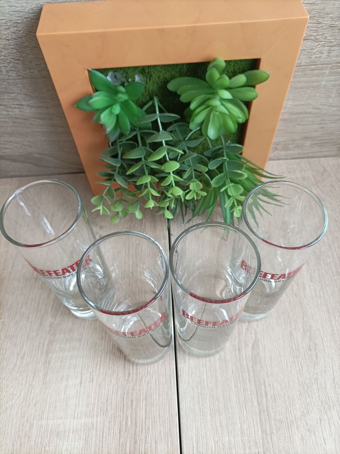 Lot 4 verres beefeater - photo numéro 4