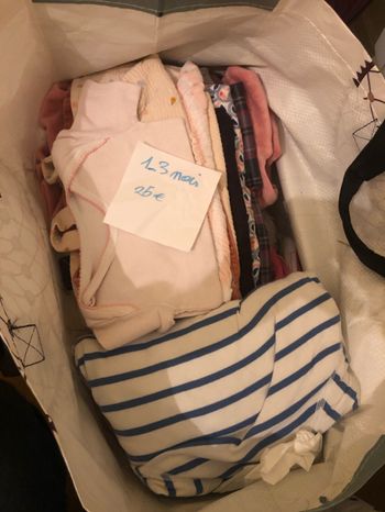 Lot habits 1/3 mois fille