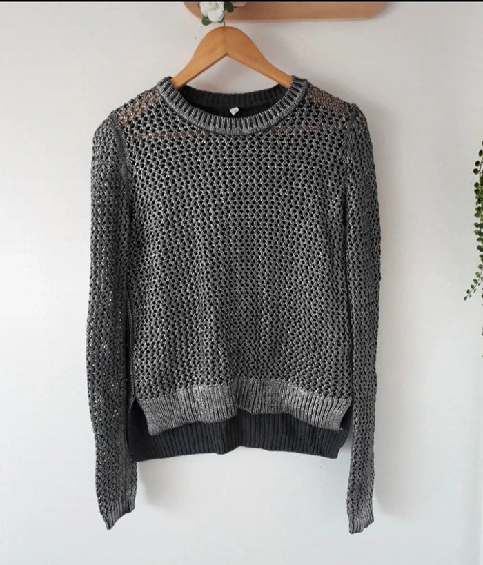 Pull gris argentés Taille XS Neuf🌿💝 - photo numéro 5