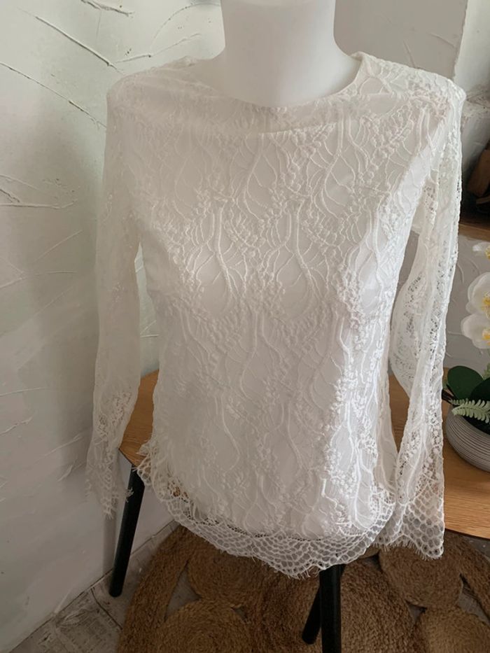 Blouse dentelle taille S Mohito - photo numéro 2