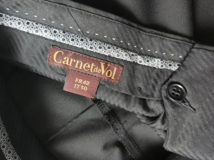 Pantalon tailleur coupe droite noir taille 42 Carnet de Vol - photo numéro 5