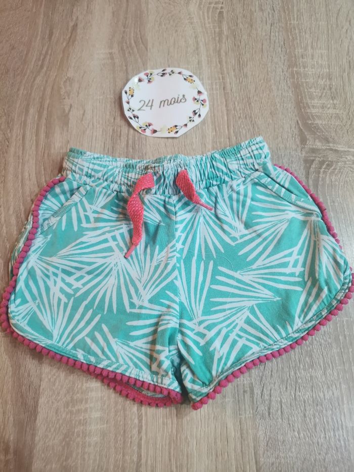 Short d'été en coton fille 2ans catimini tbe
