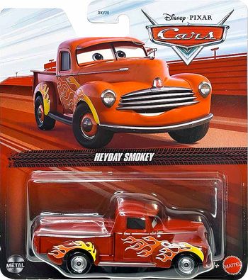 Disney Pixar Cars Toys DieCast Metal 1:55 Scale Vehicle - Hot Rod Heyday Smokey