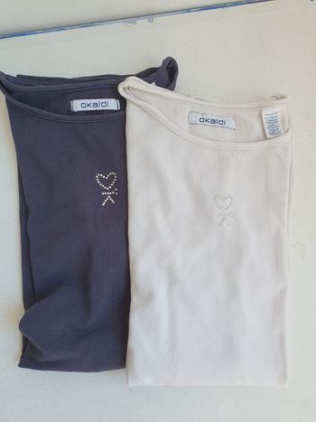 Lot de 2 T-shirts  fille 12 ans