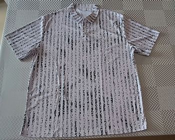 Polo imprimé pour homme avec col