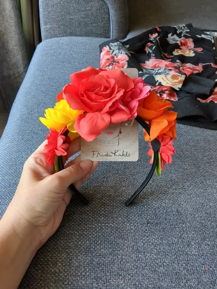 Ensemble déguisement et vêtements Frida kahlo - photo numéro 7