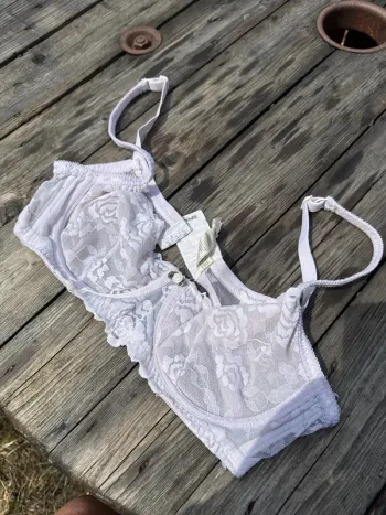 Soutien gorge blanc rosé 95 B