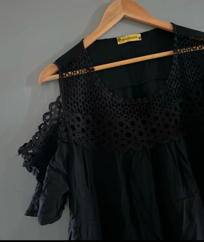 Tunique world fashion épaule nu en XXL