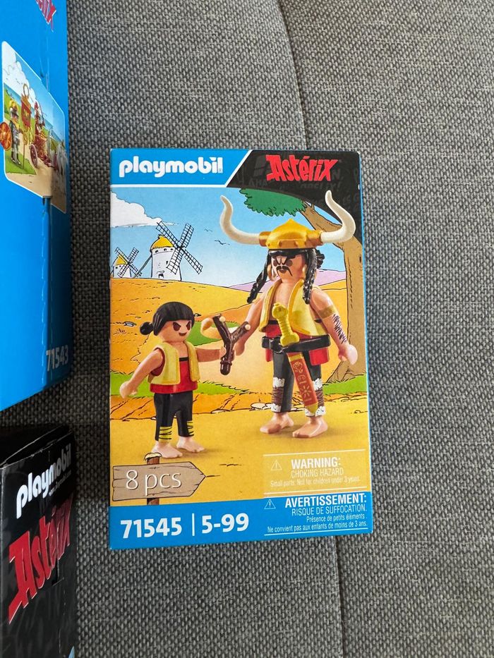 Lot Playmobil Astérix - Chariot romain + figurines + sanglier - photo numéro 5