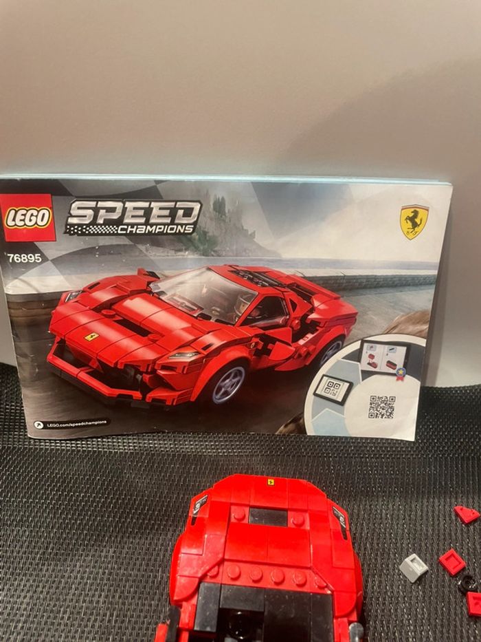 Lego Speed champions 76895 Ferrari F8 Tributo non complet avec notice - photo numéro 14