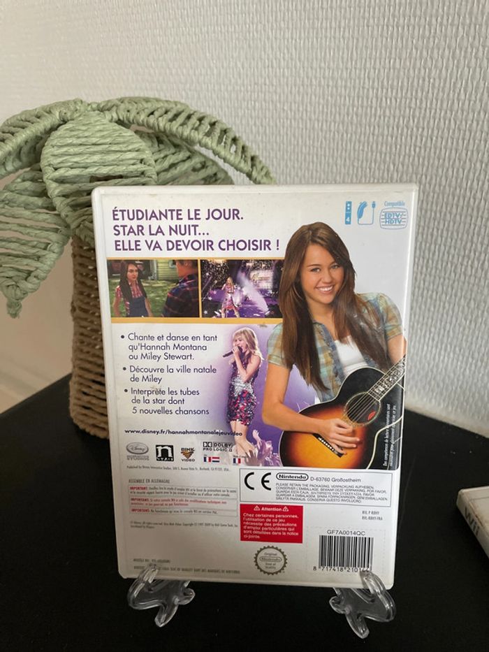 Jeu Wii - boîte seule Hannah Montana - photo numéro 3