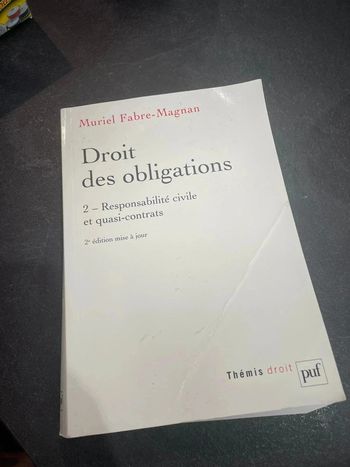Droit des obligations