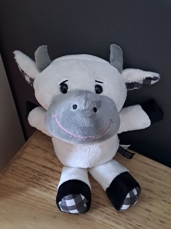Peluche vache très douce