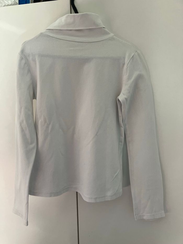 Sous pull blanc fille 8 ans okaidi - photo numéro 2