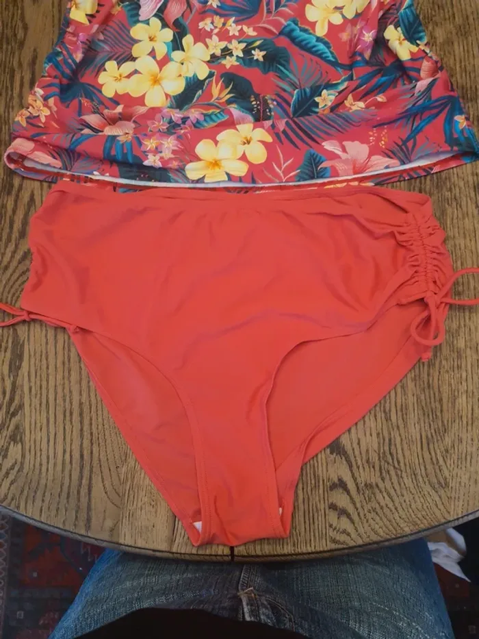 Magnifique Tankini et slip Paprika fr 44 taille 1 - photo numéro 3