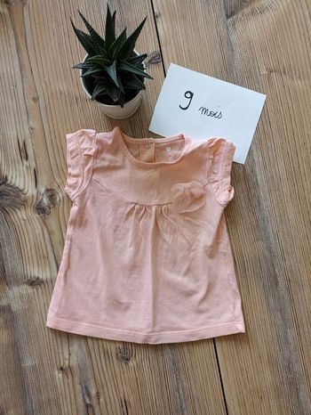 T-shirt fille 9 mois