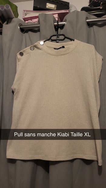 Pull sans manche Kiabi Taille XL