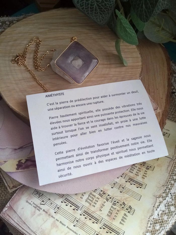 Collier améthyste - photo numéro 4