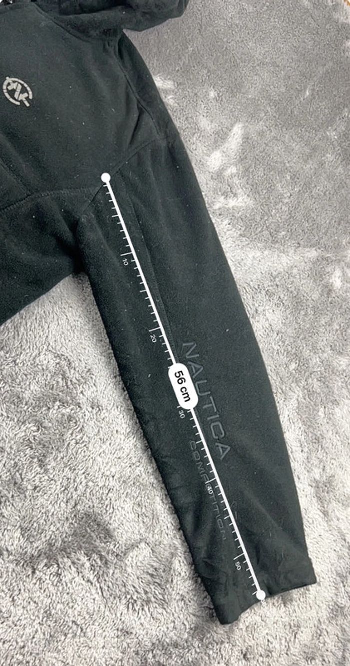Veste polaire Nautica avec logo brodé noire taille M – Homme casual - photo numéro 4