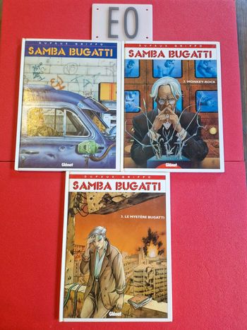 Lot de 3 bd samba bugatti 1 à 3,EO