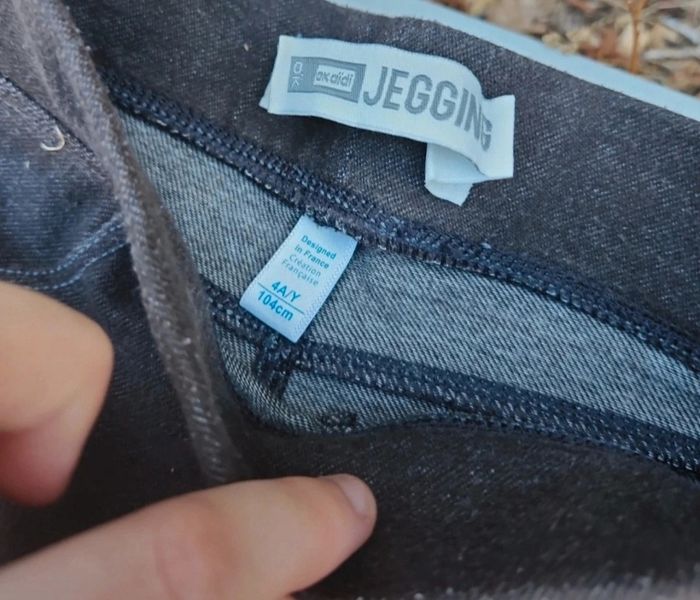 Lot 5 pantalons legging Okaïdi 4-5 ans - photo numéro 2