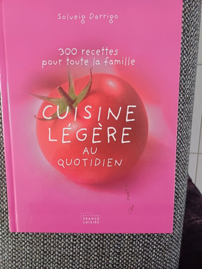 Livre de cuisine Cuisine légère au quotidien