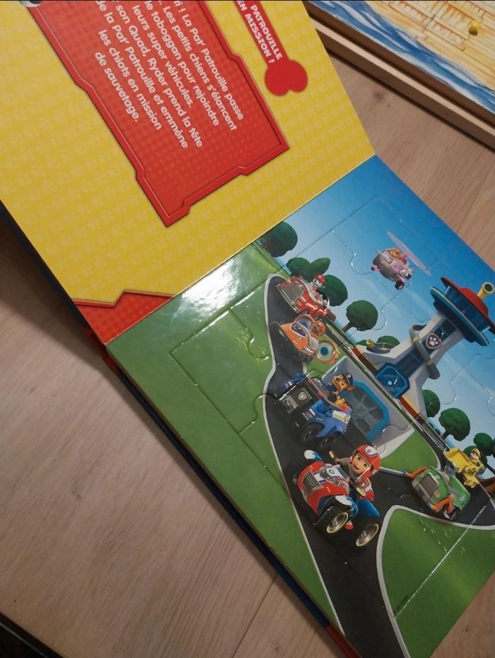 Mon joli livre puzzle Pat Patrouille - photo numéro 3
