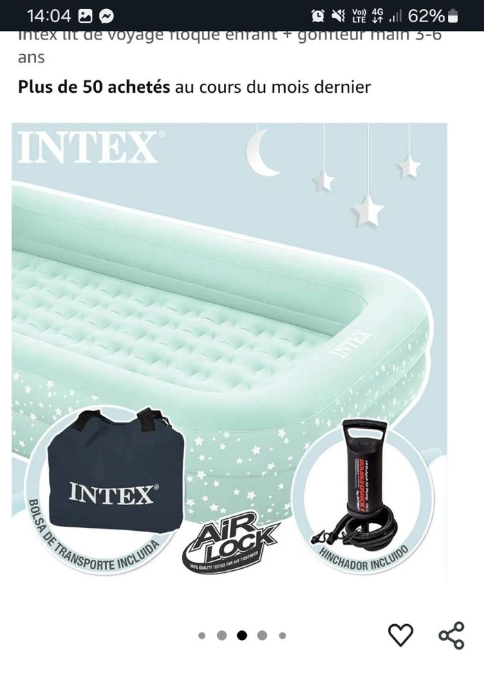 Matelas gonflable pour enfant 3 à 6 ans - photo numéro 3