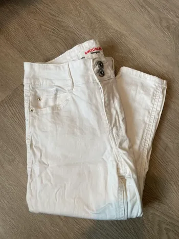 Jean Blanc skinny Jennyfer