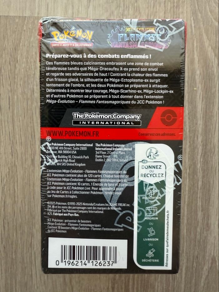 Demie display Pokémon Flammes Fantasmagoriques Me2 Défaut scellage. - photo numéro 8