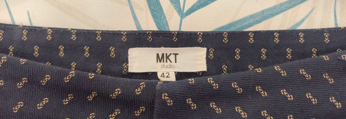 🌺 Pantalon de tailleur imprimé - MKT Studio - T42 🌺 - photo numéro 2