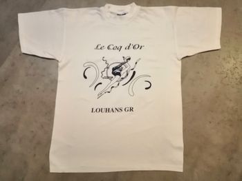 T-shirt blanc Louhans GR Taille S/150-12 ans B&C