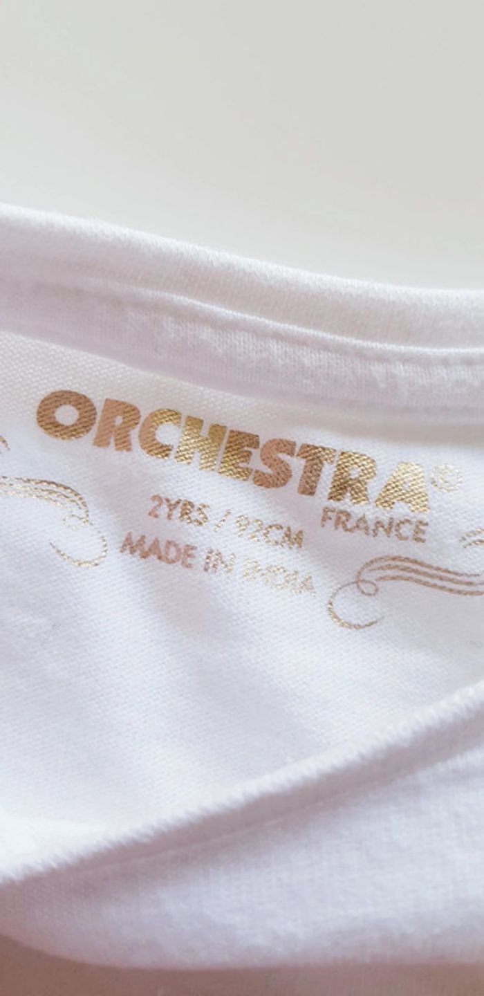 Tee-shirt Orchestra 2 ans - photo numéro 2