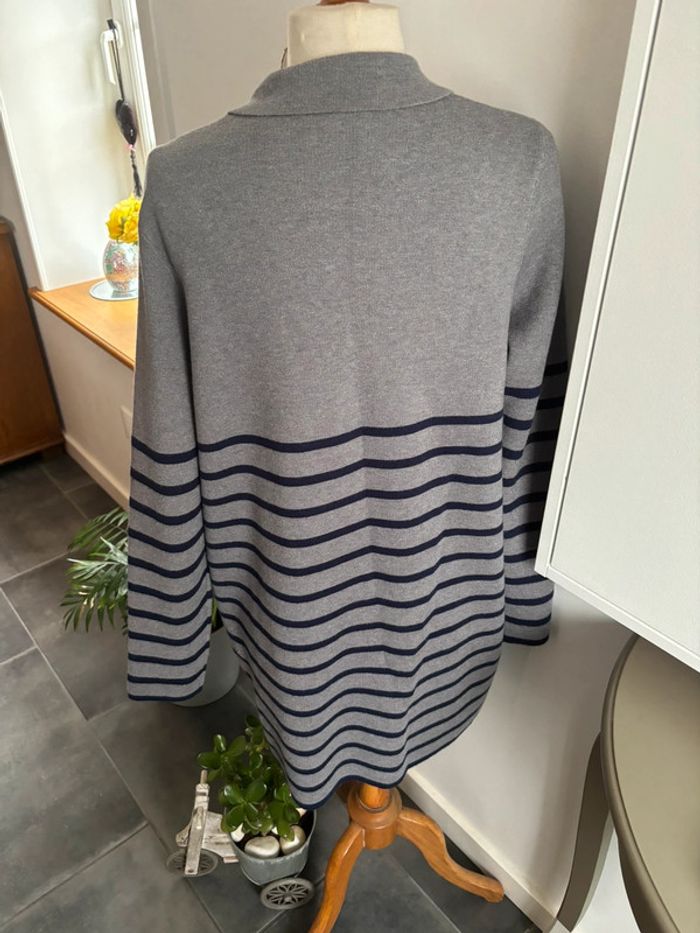 Gilet long chaud et épais Etam L - photo numéro 7