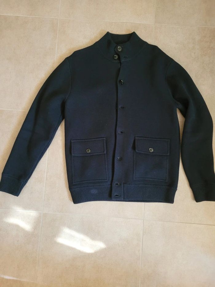 Veste bleu marine celio taille M gilet habillé