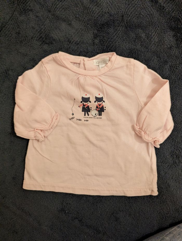 Lot t-shirts manches longues 3 mois - photo numéro 3