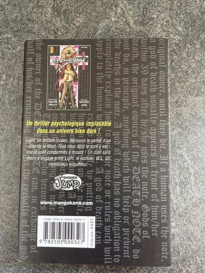 Manga Death Note - photo numéro 2