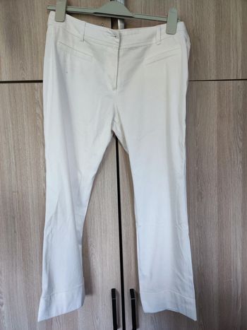 Pantalon blanc camaïeu t 40
