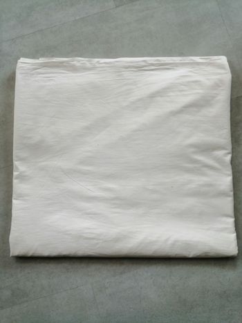 tissu blanc 760 x 85 cm