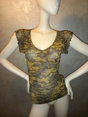 tee shirt couleur militaire promod taille 36/38