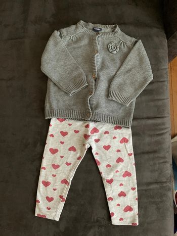 Ensemble fille 18 mois