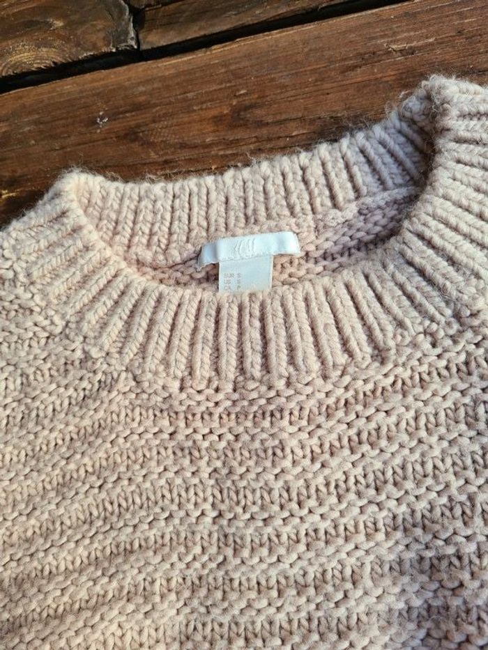 Pull d'hiver H&M maille torsadée