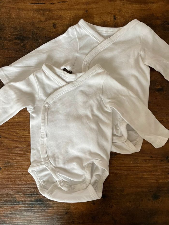 Lot de 4 bodies manches longues - photo numéro 2