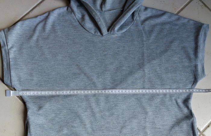 Pull Sweat fin avec capuche gris souris - photo numéro 4