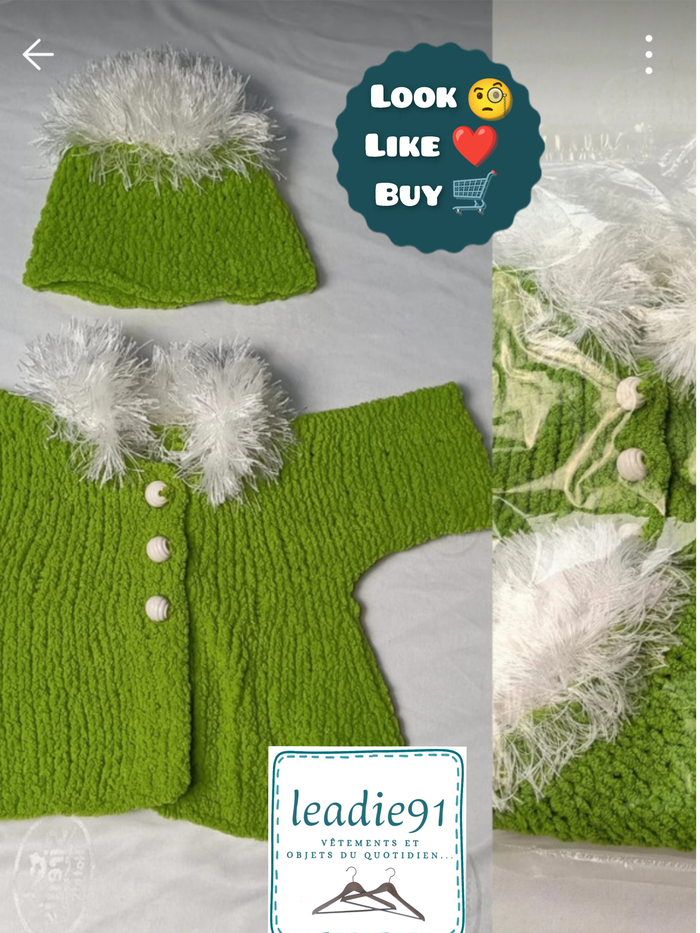 vêtement poupon 52 cm