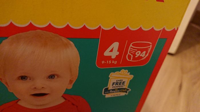 1 carton de 94 couches Pampers pants baby-dry taille 4 (9-15kg) - photo numéro 2