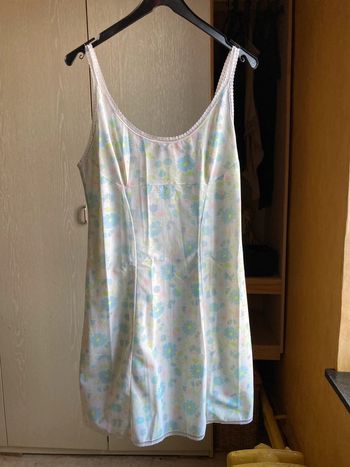 Magnifique nuisette baby doll dentelle véritable vintage années 60 rare taille M