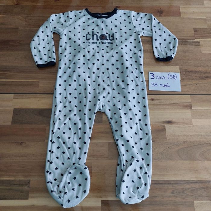 Pyjama 1 pièce 3 ans petit bateau