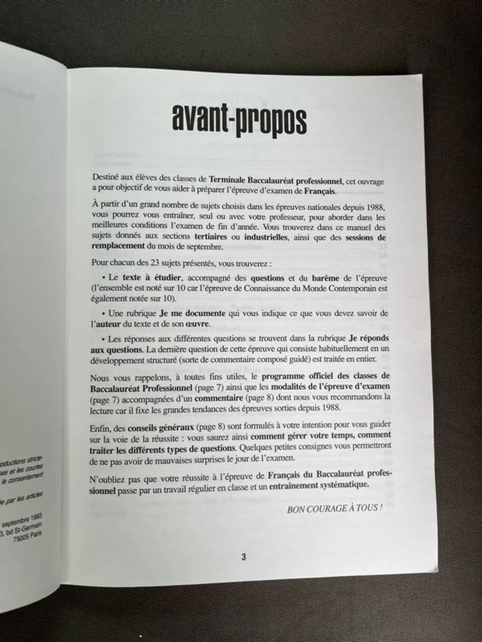 Annales sujets et corrigés Français Bac Pro - photo numéro 5
