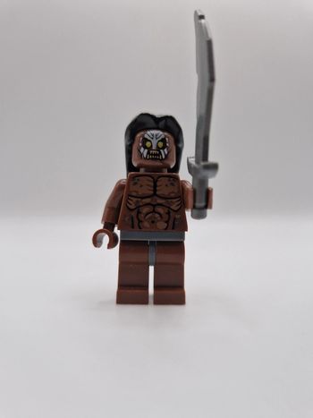 Figurine type lego Chef guerriers orcs seigneur des anneaux